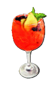 Barry Spritz con Aperol espumante y frutos rojos