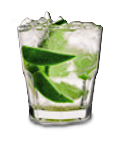 Caipirinha y Caipiroska con lima y cachaza