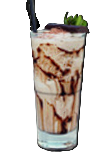 Irish Crow con helado de americana Baileys y vodka