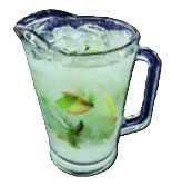 Jarra limonada de la casa con menta y jengibre