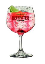 Gin Tonic Beefeater Pink con tónica y frutos rojos