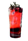 Rossato con Martini Aperol y frutos rojos