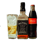 Jack and Coke con Jack Daniels y Coca Cola