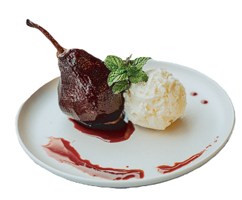 PERAS AL BORGOÑA CON HELADO DE VAINILLA>
                <div class=
