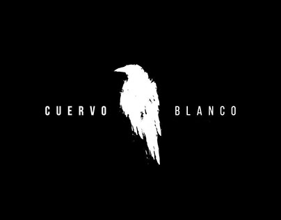 Logo cuervo blanco